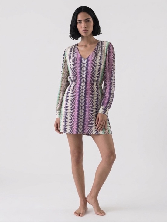 Parker Dresses & Skirts - Parker silk Vibrant Multicolor V-Neck Dress